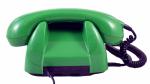 Retro groene seventies telefoon