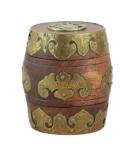 Antique Chinese tobacco jar Shanghai Chang Yin Kee Co