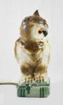 Vintage ceramic owl on book perfume lamp v. sl 7