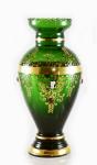 Bohemian Moser glass vase gk. d 17