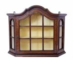 Wall mounted vitrine display cabinet