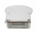 Antieke wc rol houder wit emaille