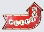 Welcome light sign