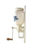 Vintage Dutch wall mounted coffee grinder with windmill nr. 5