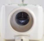 Vintage Dutch wall coffee grinder with green windmill nr. 3