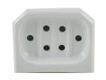 Antique porcelain wall soap dish