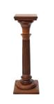 Wooden stand column pedestal