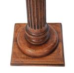 Wooden stand column pedestal