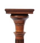 Wooden stand column pedestal