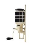 Vintage Dutch PeDe wall coffee grinder black nr. 1