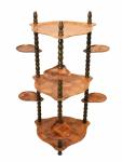 Wooven Formosa wood serving stand