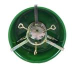 Groene aardewerk Senator Germany kerstboomvoet k. d 14 Groene aardewerk Senator Germany kerstboomvoet k. d 14