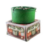 Groene aardewerk Senator Germany kerstboomvoet k. d 14 Groene aardewerk Senator Germany kerstboomvoet k. d 14