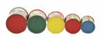 Vintage fifties toy set of six stackable tins Vintage fifties toy set of six stackable tins