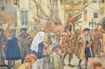 Schoolplaat Een gildeoptocht in Antwerpen (1520) Schoolplaat Een gildeoptocht in Antwerpen (1520)