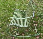 Tuin schommelbank groen metaal Tuin schommelbank groen metaal