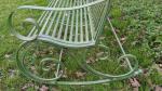 Tuin schommelbank groen metaal Tuin schommelbank groen metaal