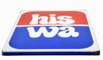 Hiswa enamel sign Hiswa enamel sign