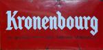 Kronenbourg beer enamel advertisement Kronenbourg beer enamel advertisement