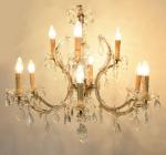 Kroonluchter met pegels v. k 10 Kroonluchter met pegels v. k 10