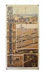 Wall chart coal ming Steinkolenbergwerk Wall chart coal ming Steinkolenbergwerk