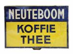 Neuteboom Koffie Thee groot winkelblik Neuteboom Koffie Thee groot winkelblik
