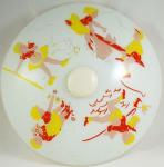 Sixties glass ceiling lamp v p 11 Sixties glass ceiling lamp v p 11