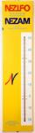 Emaille reclamebord Nezifo Nezam verzekeringen met thermometer Emaille reclamebord Nezifo Nezam verzekeringen met thermometer