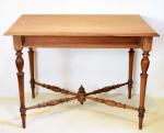 Walnut wood table Walnut wood table