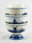 Set cabinet bowls Delft Blue ag. k 14
