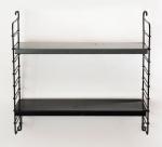 Metalen retro boekenrek c. d 9 Metalen retro boekenrek c. d 9