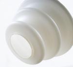 Witte design lamp glas v. d 3 Witte design lamp glas v. d 3