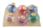 Six Lauscha Glasschmuck Christmas decorations k. d 11 Six Lauscha Glasschmuck Christmas decorations k. d 11