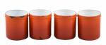 Kitchen canister set burnt orange e. or 7 Kitchen canister set burnt orange e. or 7
