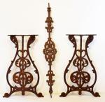 Gietijzer tafelsteunen Gietijzer tafelsteunen