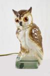 Vintage ceramic owl on book perfume lamp v. sl 7
