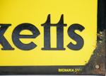 Emaille reclamebord Heizt Union Briketts Emaille reclamebord Heizt Union Briketts