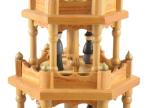 German Nativity pyramid carrousel 4 - tier k. d 19 German Nativity pyramid carrousel 4 - tier k. d 19