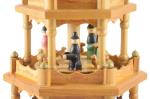 German Nativity pyramid carrousel 4 - tier k. d 19 German Nativity pyramid carrousel 4 - tier k. d 19