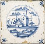 Wall tile Delft blue nr. 6