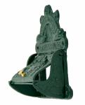Green cast iron toiletpaper holder Green cast iron toiletpaper holder