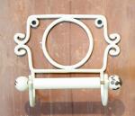 Toilet paper holder and towel ring