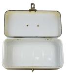 Vintage emaille broodtrommel e. w 5 Vintage emaille broodtrommel e. w 5